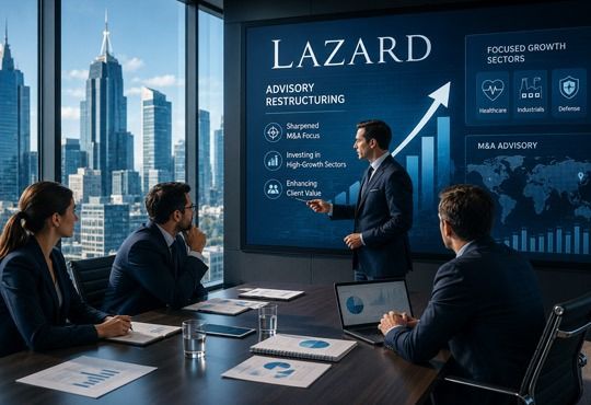 Lazard Restructures Advisory Business to Boost M&A Consulting